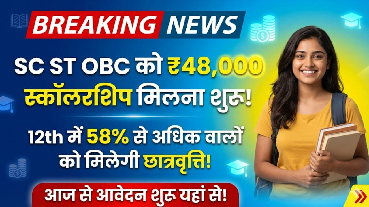 SC ST OBC Scholarship 2026